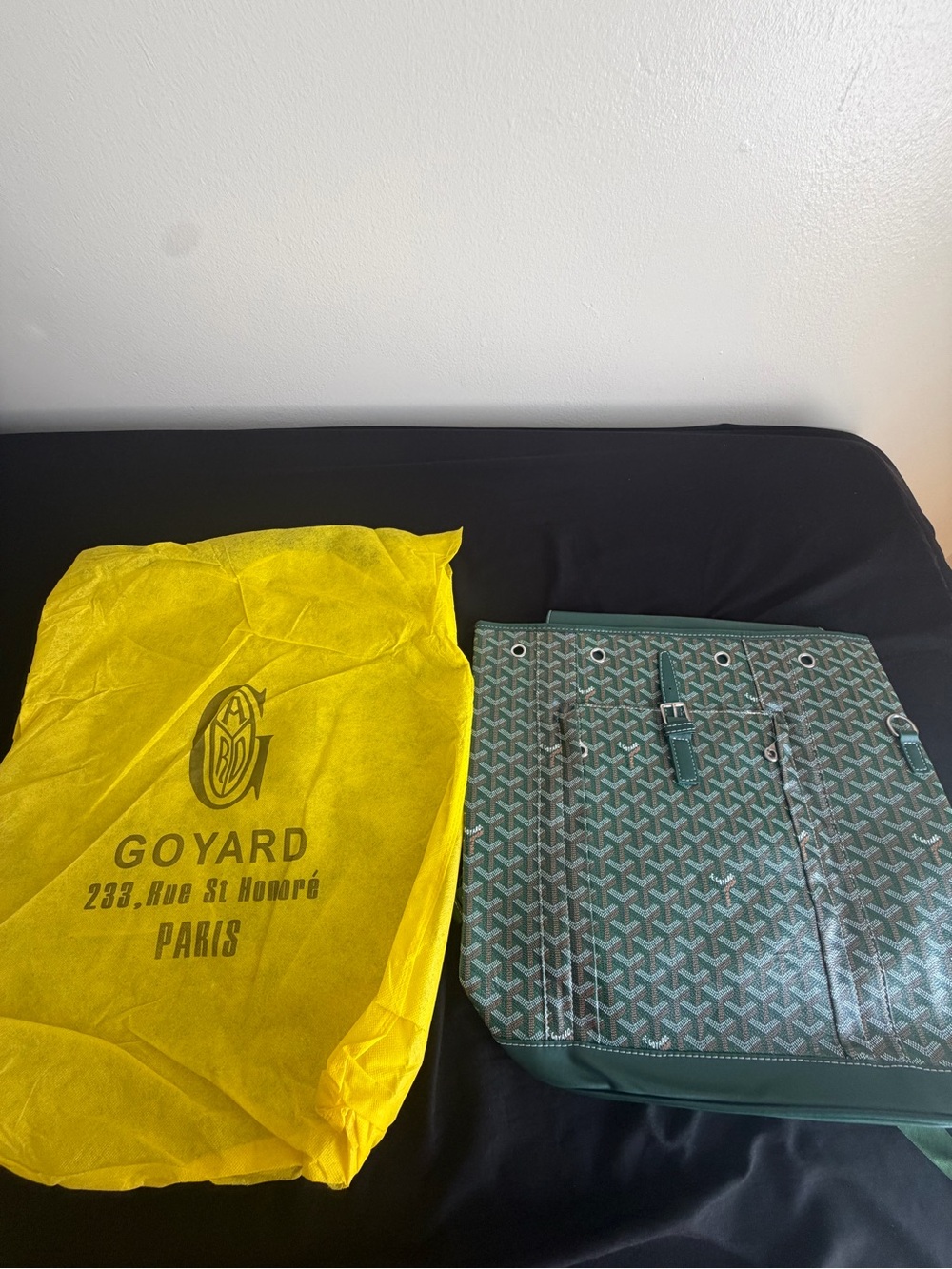 Green & Yellow Vintage Nike Bookbag